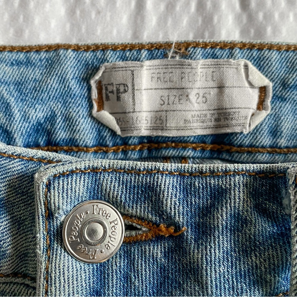free people embroidered jean